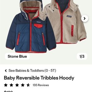 EUC Patagonia Reversible Tribbles Hoody